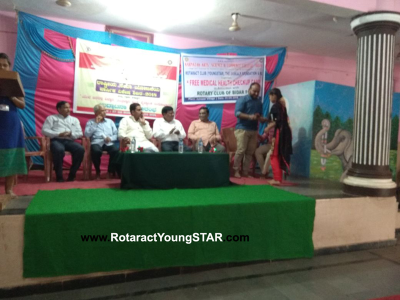 General Medical Camp at at astoor village by YoungSTAR Rotaract Club  bidar