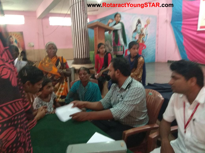 Mahadan 3 Blood Donation Camp by YoungSTAR Rotaract Club bidar General Medical Camp at at astoor village by YoungSTAR Rotaract Club bidar